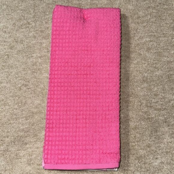 CR Valentine’s Day Pink White Metallic Gold Cotton Tea Kitchen Towels 3 Pack - Picture 10 of 10